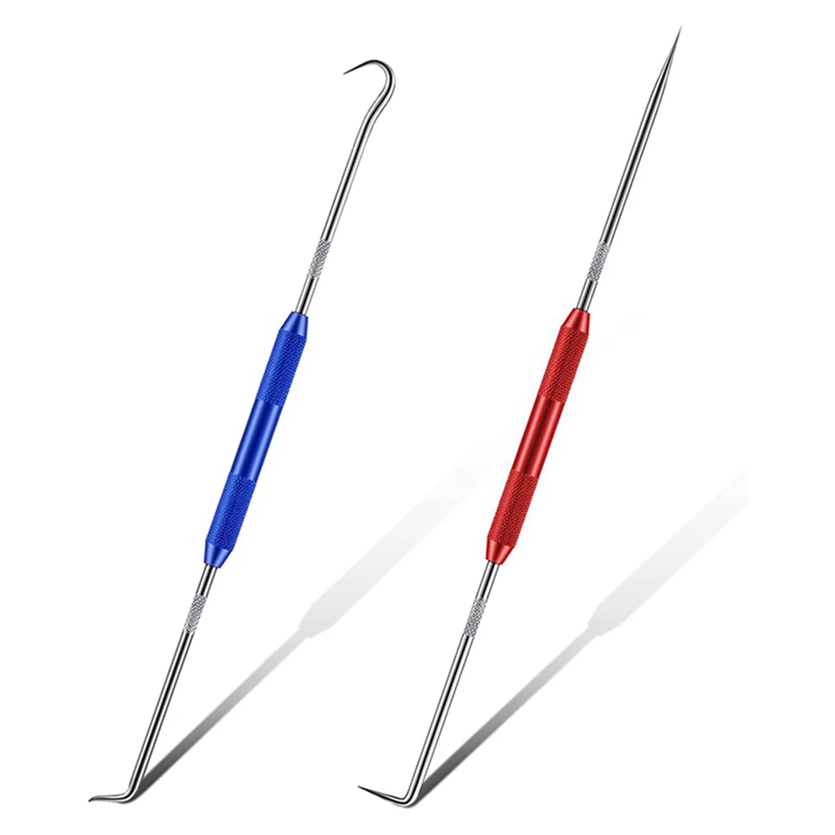 

Double Pointed Scriber, 2 Pcs Metal Scribe Tool Hook and 45 Degree 90 Degree Tip Marking Tool for Machinists,Technicians