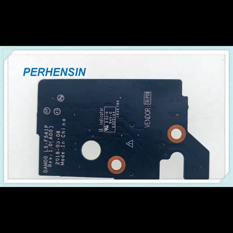 Для Dell XPS 15 9570 Precision 5530 M5530 DAM00 плата аудиоразъема LS-F541P 0WD50F протестирована быстрая