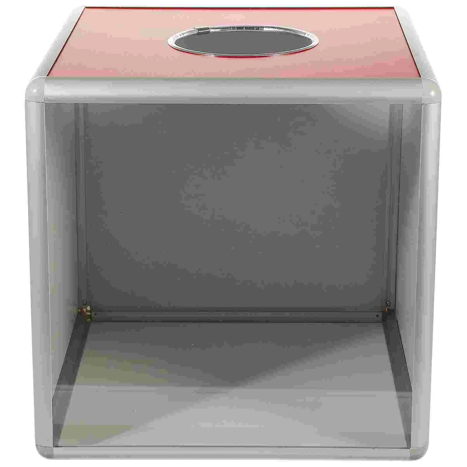 Lottery Box Boxes Donation Case Supply Raffle Accessory Aluminum Alloy for Fundraising