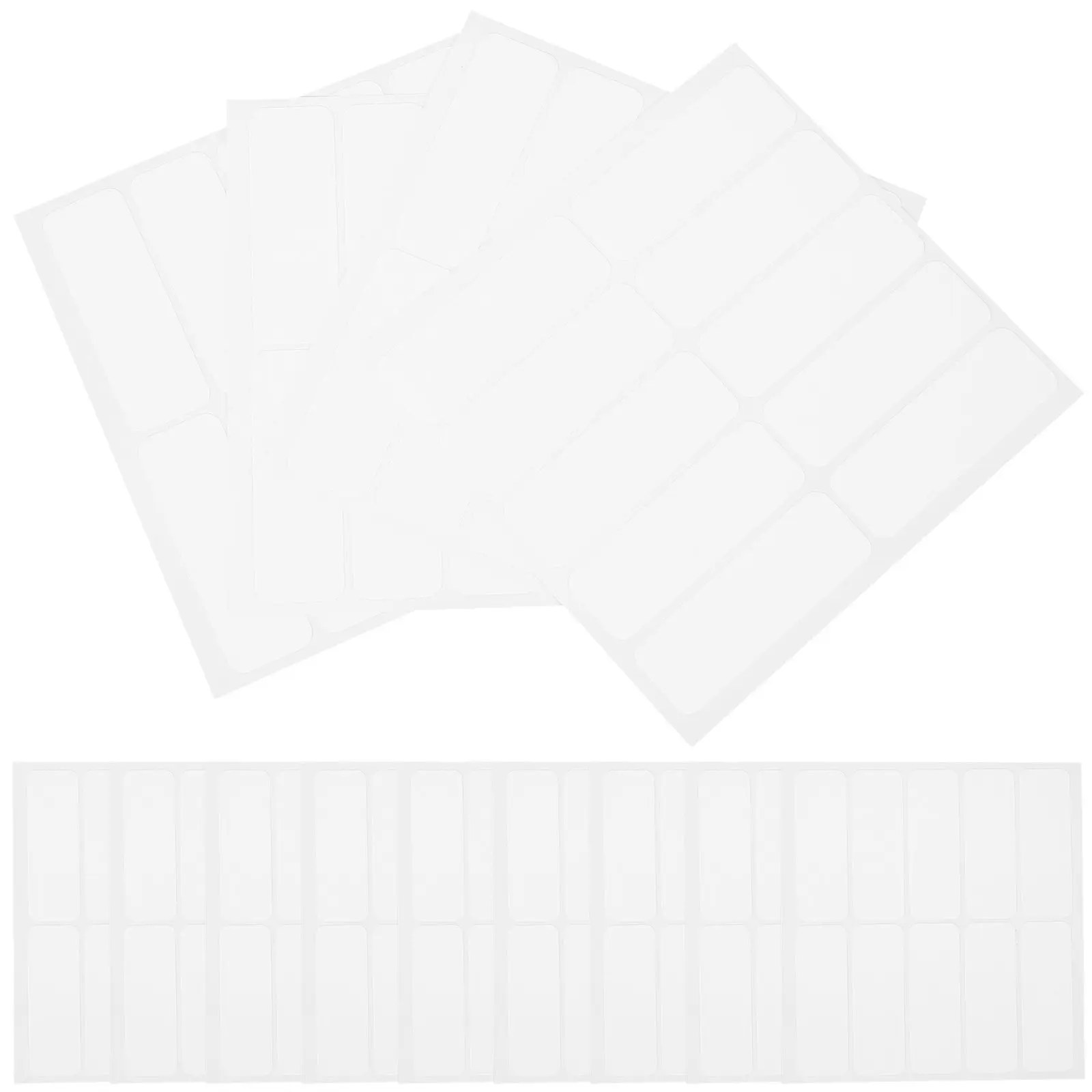 120Pcs 철제가 없는 직물 의류 라벨 쓰기 가능 세탁실 마킹 스티커 요양원용 세탁 가능한 의류 이름표