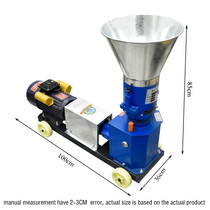 KL-150 Pellet Mill Multi-function Feed Food Pellet Making Machine Household Animal Feed Granulator 220V/380V 90kg/h-150kg/h