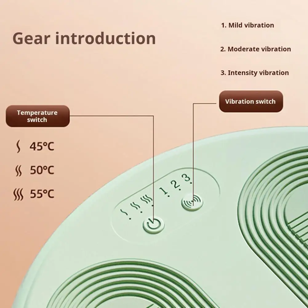 Foot Massager Foot Spa Massager Intelligent Power-off Warmer with Vibration Massage Fast Heating Temperature for Relaxation