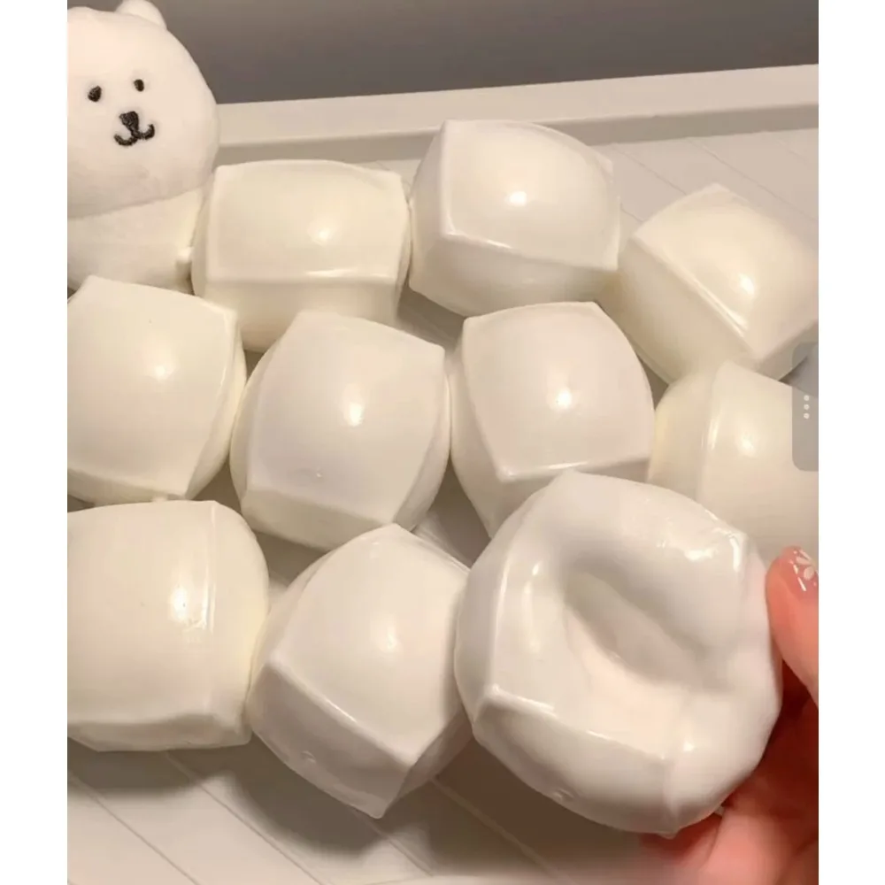 Crispy Tofu Block Stress Relief Fidget Toy with Crunchy Sound