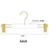 Crystal Acrylic Clothes Hanger Pants Organizer,Anti-slip Coat Rack for Dress Skirt Hanger,Wardrobe Saves Space,8/16Pcs 3