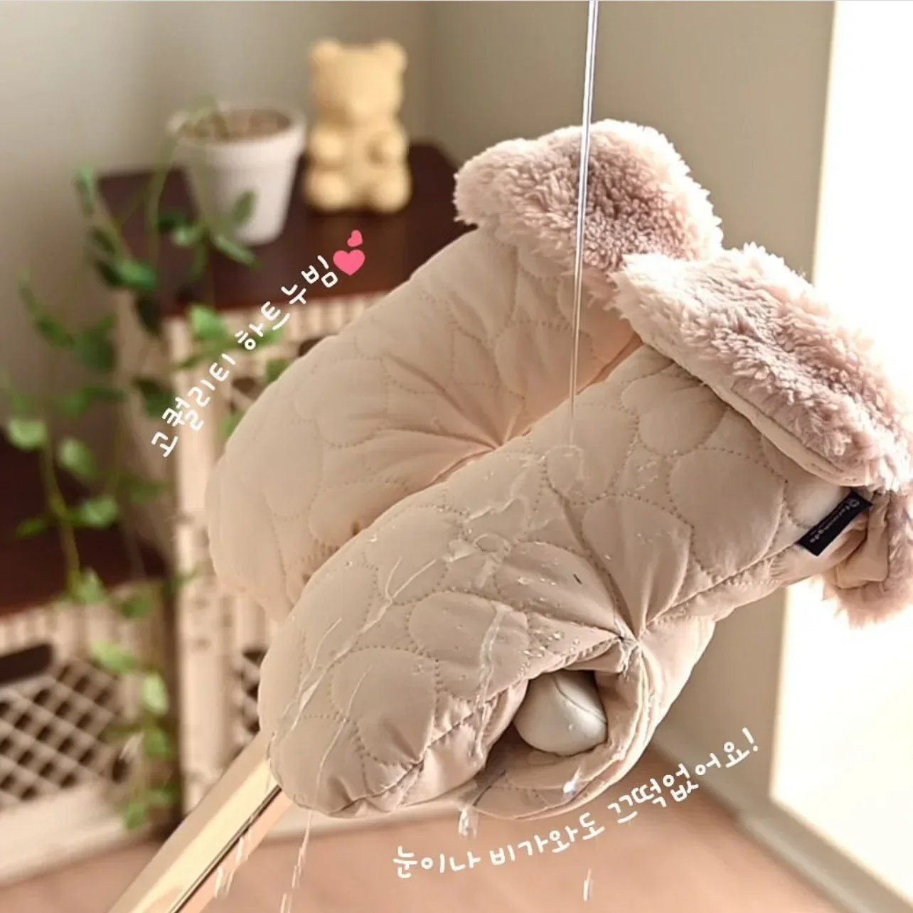 Stroller accessories stroller gloves Korean baby stroller gloves winter waterproof fleece thick pram hand muff warmer anti-freeze car gloves stroller accessories