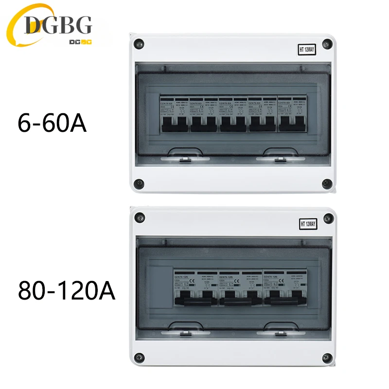

IP65 Junction Box With AC+DC Circuit Breaker Combination DC12-400V AC90-400V For Battery Photovoltaic Home Circuit System