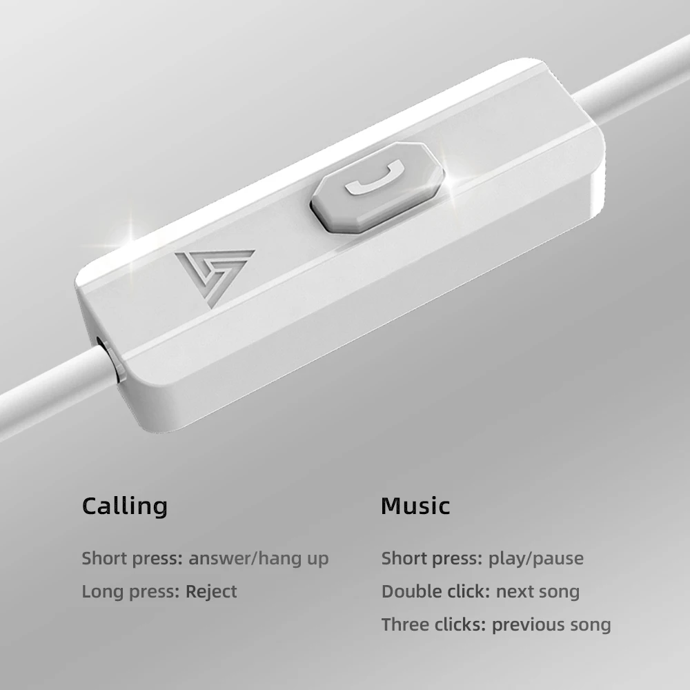 Enhanced HiFi Wired Earphones with Microphone – Bass Stereo Music and Sport Headset