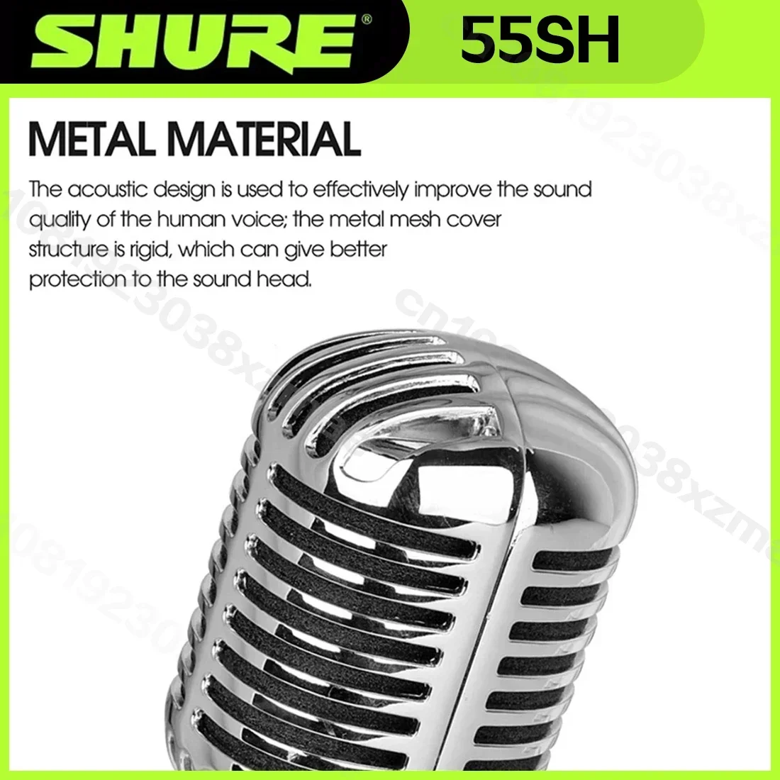 SHURE 55SH SERIES II Dynamic Retro Microphone Stage Performance Live Anchor KTV Recording Microphone Stand dynamic microphone