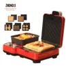 Double-side Non-stick Aluminium 6 In 1 Shape Cooks Multifunction Breakfast Electric Grill Machine Sandwich Maker 4