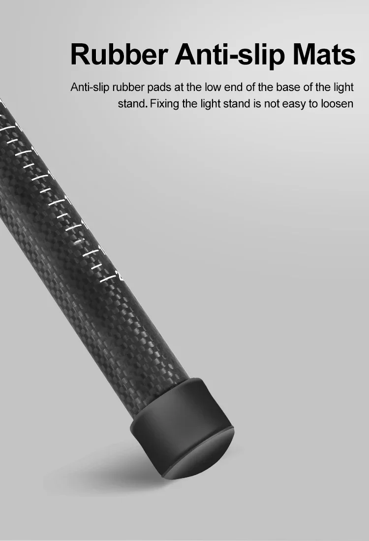 Tripod LS255C LS285C 200cm 270cm Carbon Fiber /Aluminum Light Stand For Photogra