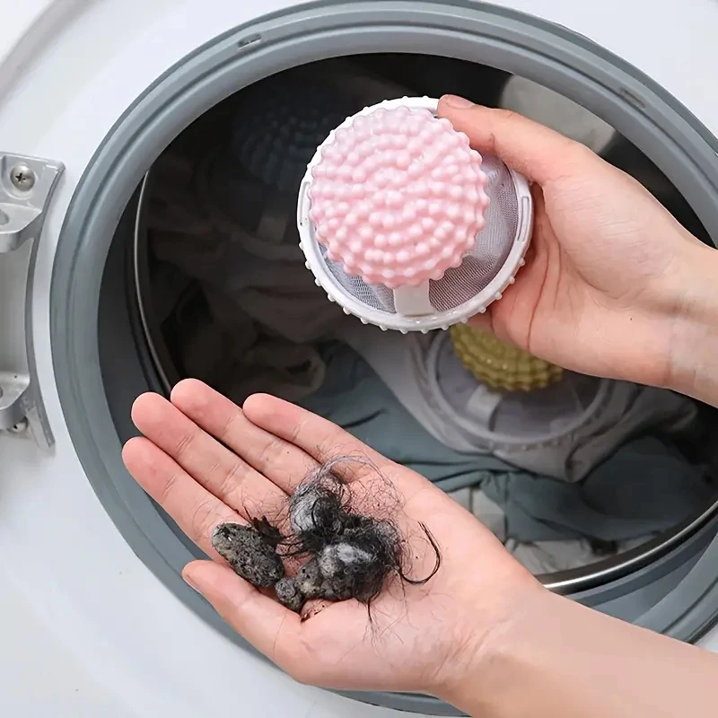1pc Waschmaschine Haar filter Reinigung Netz beutel nach Hause schwimmende Flusen Haar fänger Netz beutel Filter beutel Wäsche Flusen Netz beutel – Detail 1