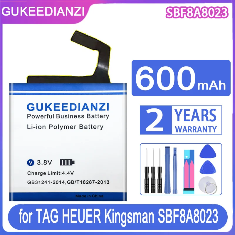 Gukeedianzi Batteria Di Ricambio 600Mah Per Tag Heuer Connected Kingsman Muslimatwatch