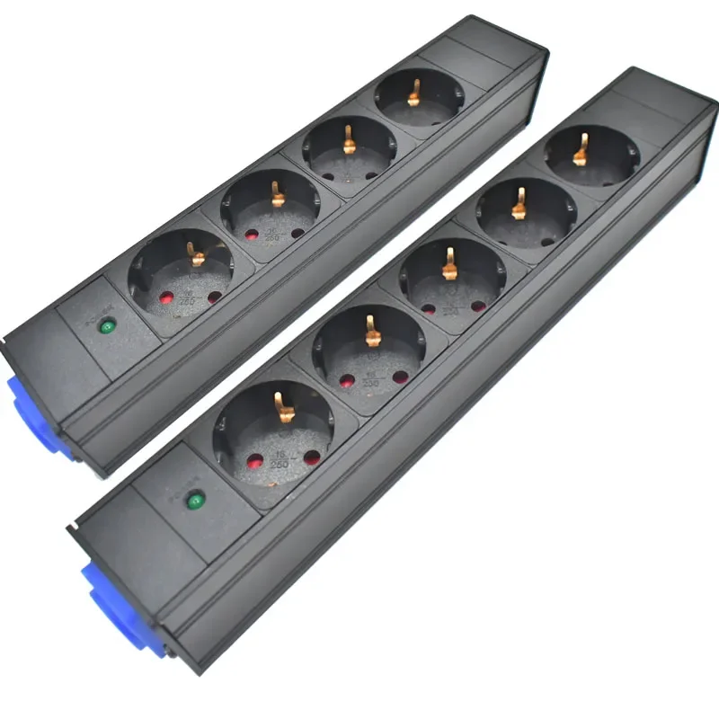 Strisce Di Alimentazione Pdu Schuko Powerlink Box Amplificatore Di Potenza Audio 3P Spina Di Ingresso/Uscita Per Aviazione Display A Led 2-11 Presa Di