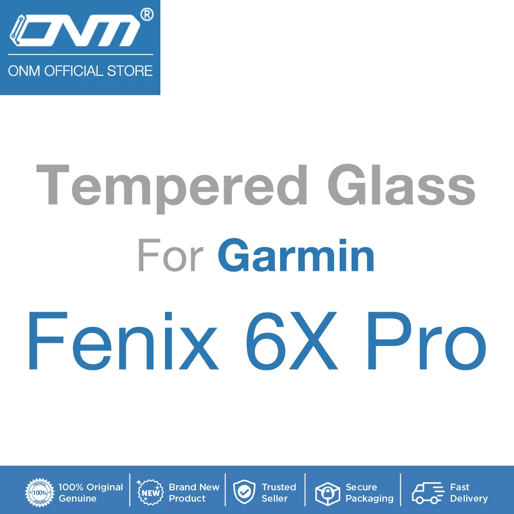 5Pcs 9H Premium Tempered Glass For Garmin Fenix 7 7S 7X 6 6S 6X Pro 5 5s Smart Watch Clear HD Screen Protector Film Accessories 