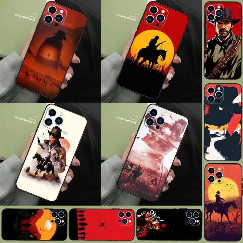 Custodia Per Telefono Red Dead Redemption 2 Per Iphone 15 13 12 11 14 Pro Max X Xr Xs Custodia Per Iphone 15 12 13 Mini 7 8 Plus Cover