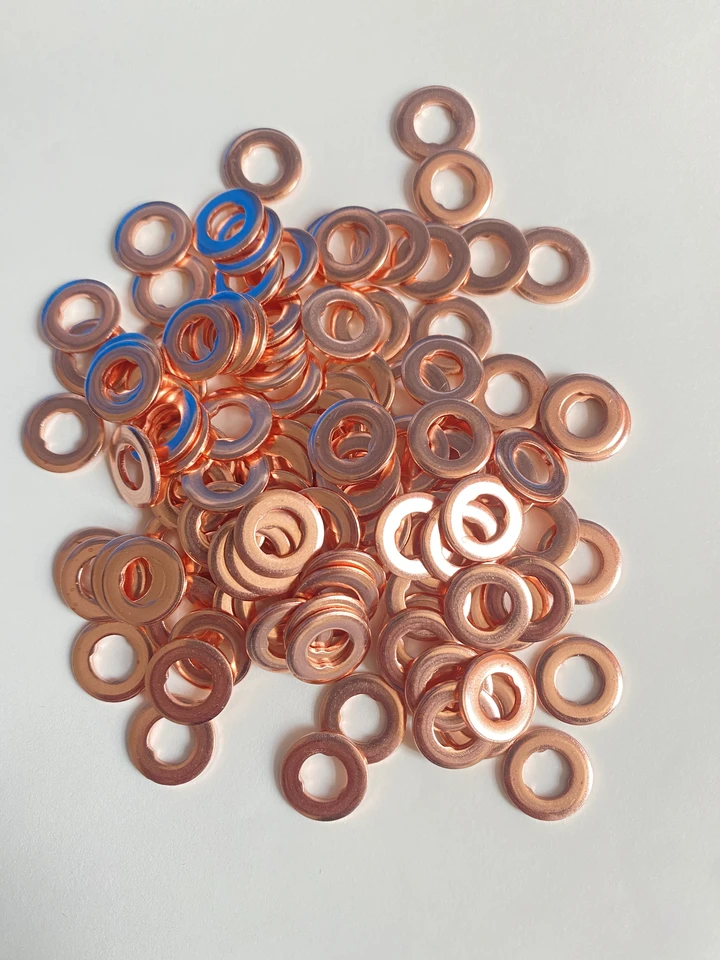 thumbnail image 2 of Common Rail Injector Nozzle Copper Pad ,FOR Bossch 120 Injector Nozzle Seal Copper Pad 2 of 14