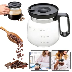 Unique Glass Coffee Pot - Shaped Mug - Large Capacity Coffee Lover's Gift - A