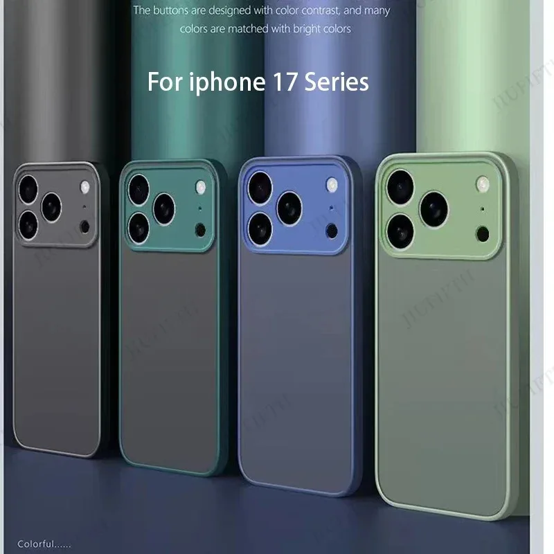 Apple iPhone Shockproof Matte Silicone Armor Case - Durable Hard Back Cover