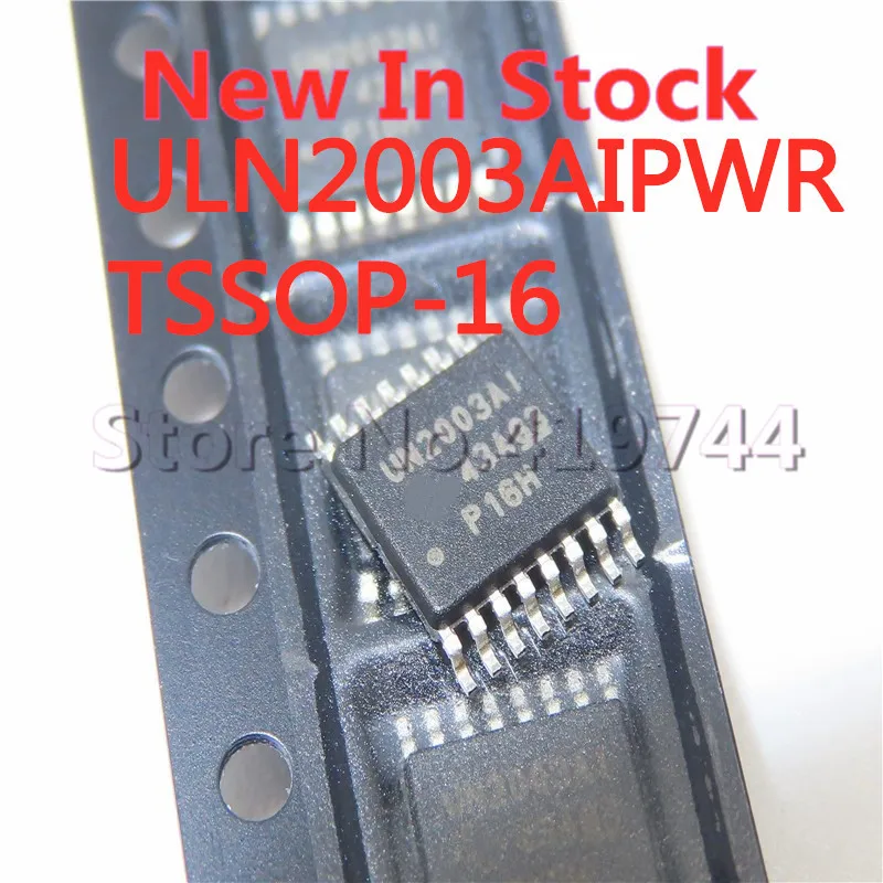 

5 шт./лот ULN2003AIPWR ULN2003 ULN2003AIPW UN2003AI SMD TSSOP-16 Darlington, кристалл, новая оригинальная