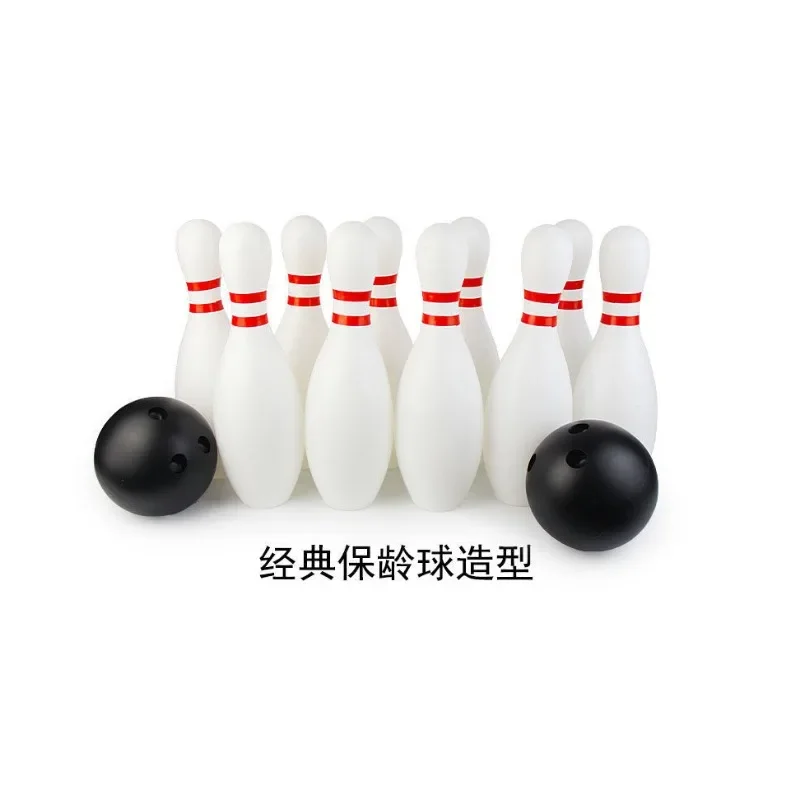 Children's 16cm Bowling Set Balance Exercise Sports Goods Outdoor Games Kindergarten Camping Motion Sensory Integration Training bowling accessories