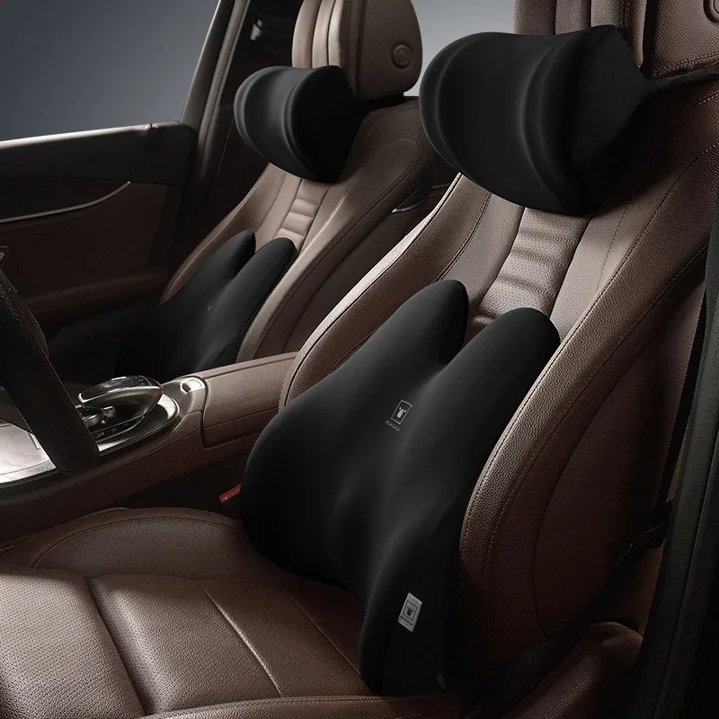 CarDriverPillowSpaceMemoryFoamCarLumbarSupportBackCushionCar