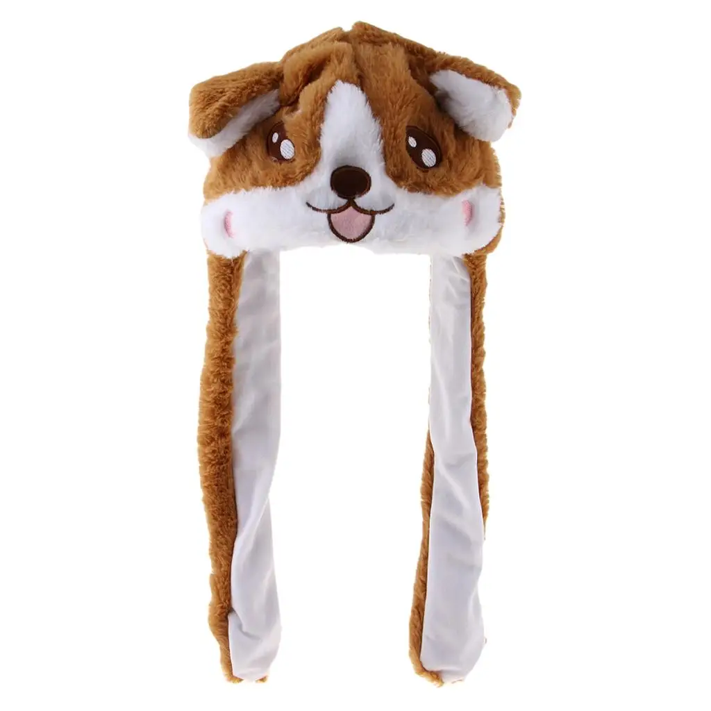 Corgi Hat Move Dog Ear Animal Cosplay Dancy Dress Toy Birthday Party