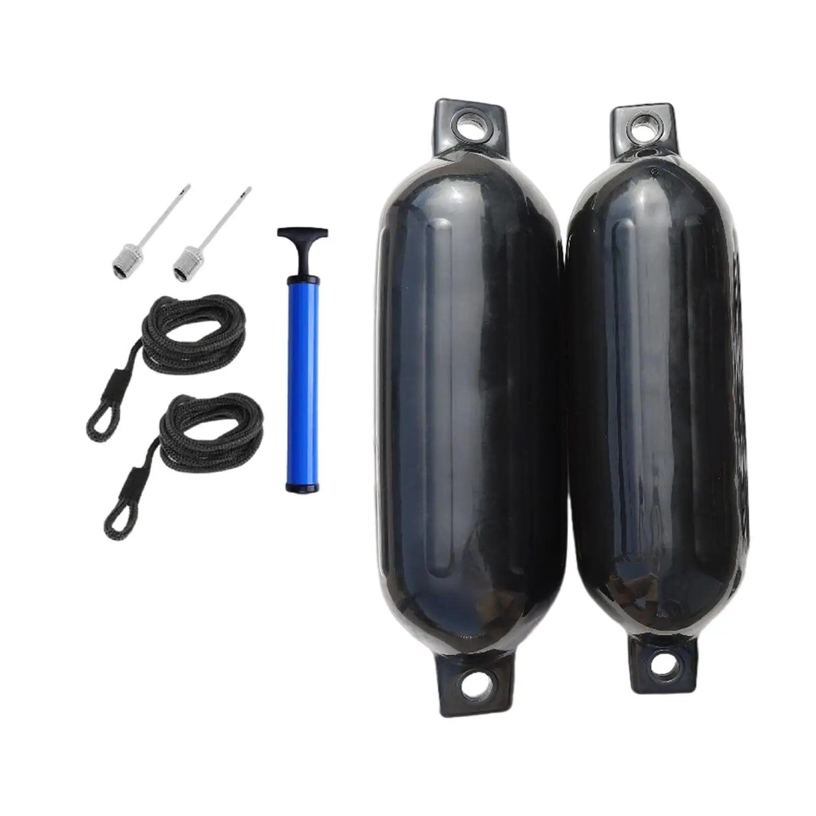 2Pcs Boat Fenders Boat Fenders Bumper 4.5`` x16`` Anti Collision for Docking Sailboats Fishing Boats Pontoon Speedboat