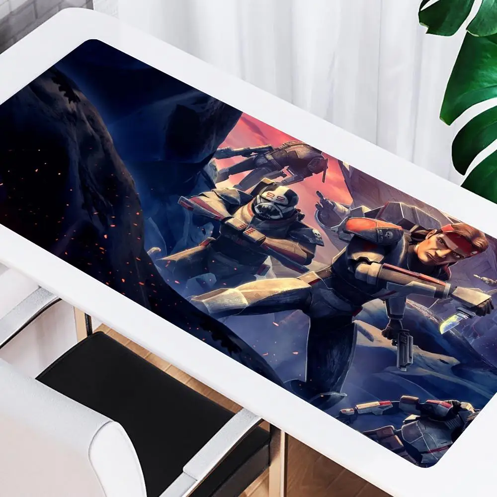 

Gamer The B_Bad Batch_H Mouse Pad Anime Mouse Pad Game Anti-Slip Computer Accessories Leather PU Pad Desk Pad Mouse Pad Keyboard Cabinet XXL