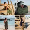 New Multifunctional Outdoor Magnetic Bath Towel Portable Coral Fleece Magnet Towels Quick-drying Beach Towel Fiber Bath Towels 3