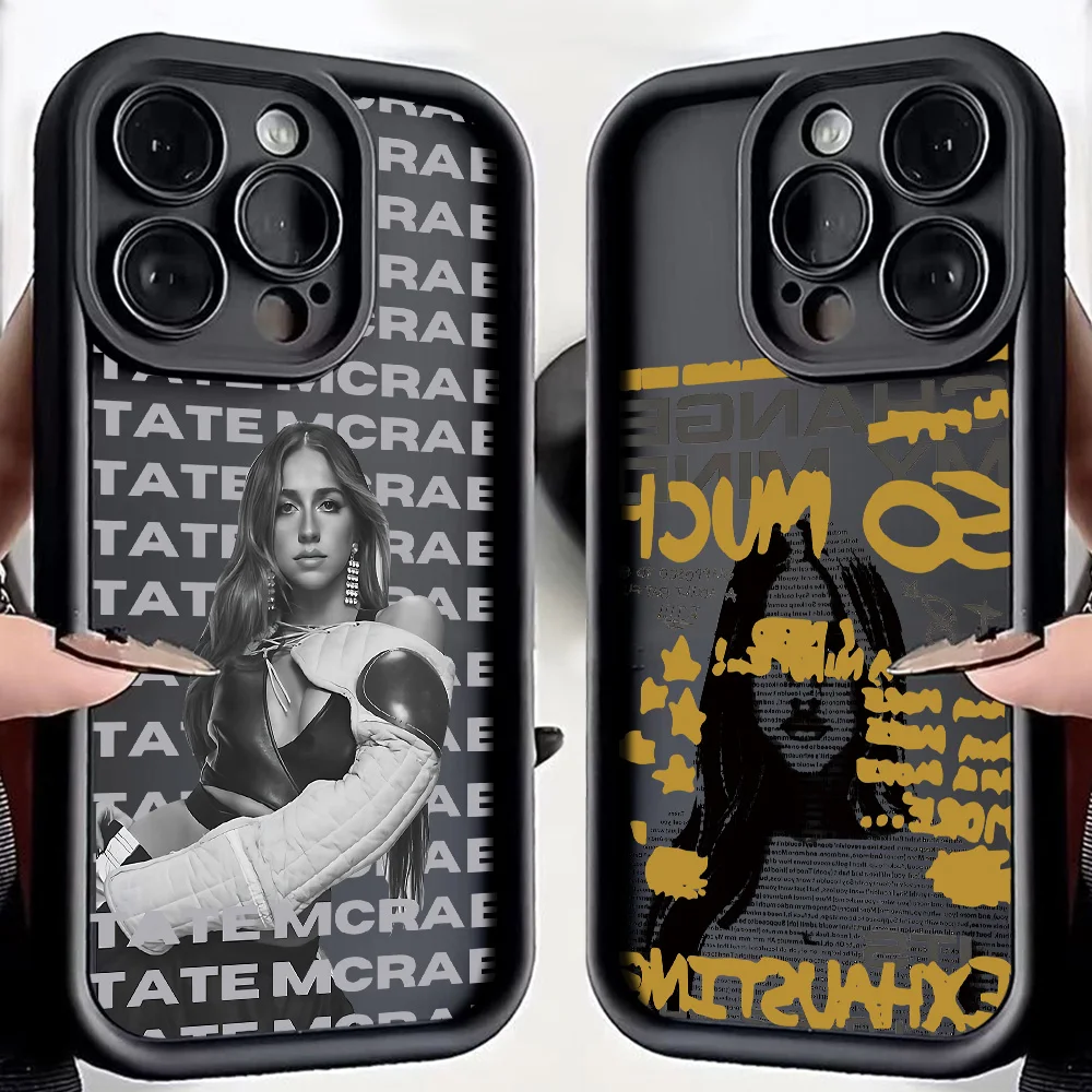 Tate McRae Inspired Artistic TPU Phone Case - Stylish & Durable Back Cover  - iPhone 14 Pro Max (TYW - J201TY2410y1)