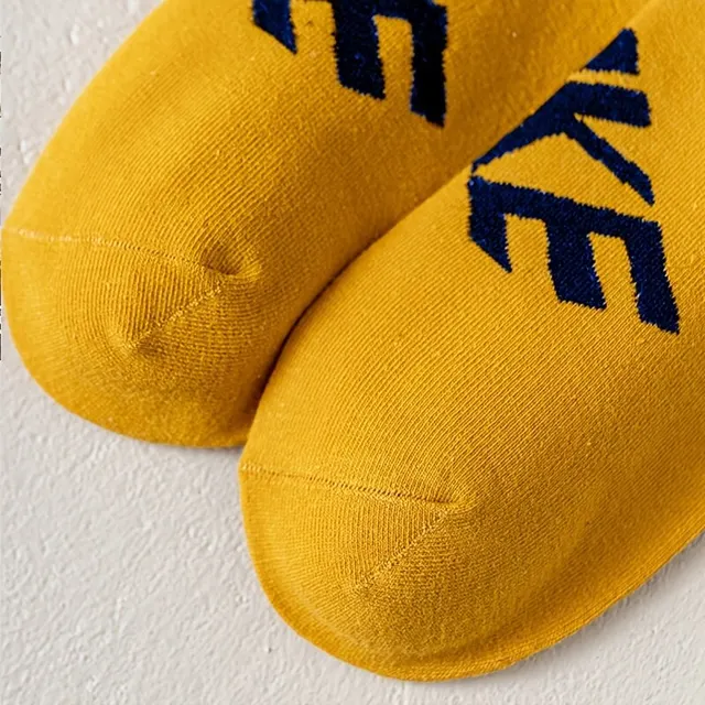 5 Pairs Of Socks Men's Short Socks Spring, Autumn And Winter Sports Sweat-absorbent And Odor-resistant Boat Socks Thin Low-cut S 6