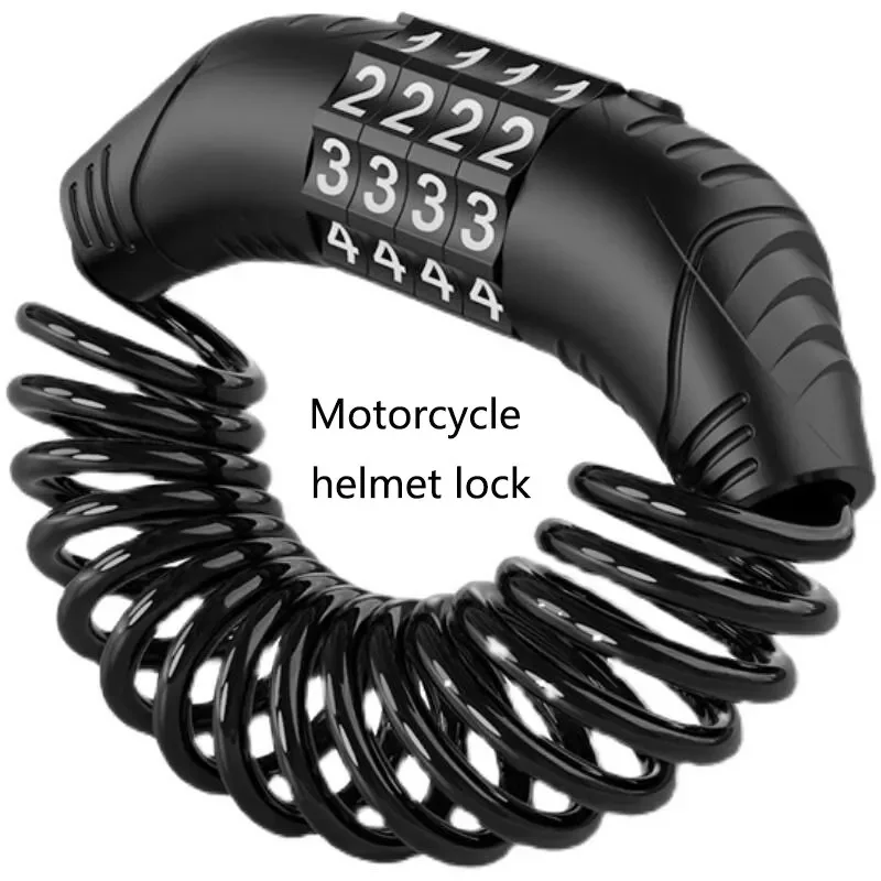 Universal Password Wire Lock for Motorcycles, E-Bikes & Helmets | Portable Anti-Theft Security Lock for MTB & Road Bikes