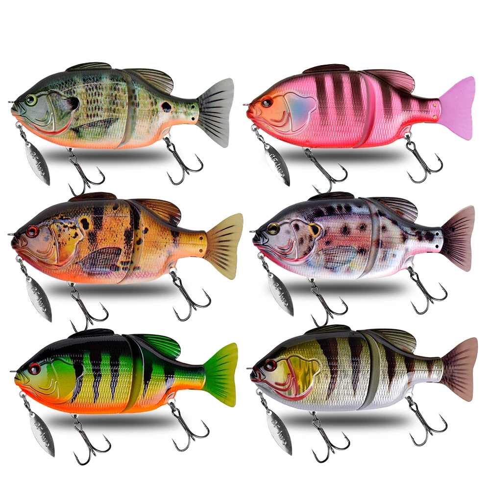 

Fishing Lure For Pike Floating Swimbait Jointed Bait 120mm 50g 140mm 75g Jointed Bait With Spinner Swimbaits Bass Fishing Lure