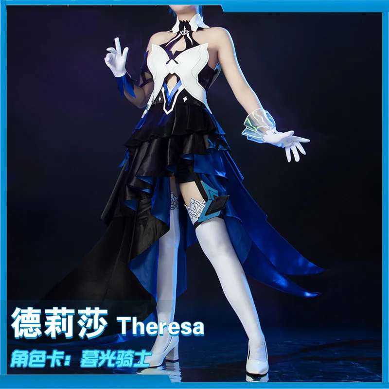 Coslee [s3xl] Honkai Impact 3 Theresa Apocalypse Cosplay Costume Game