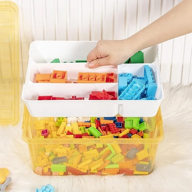 

Lego Storage Box Jigsaw Puzzle Sorting Box Building Block Parts Classification Partition Children Lego Toy Storage Box Organizer