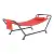 BOUSSAC Belden Park Polyester Hammock with Stand and Pillow, Brown 90.55