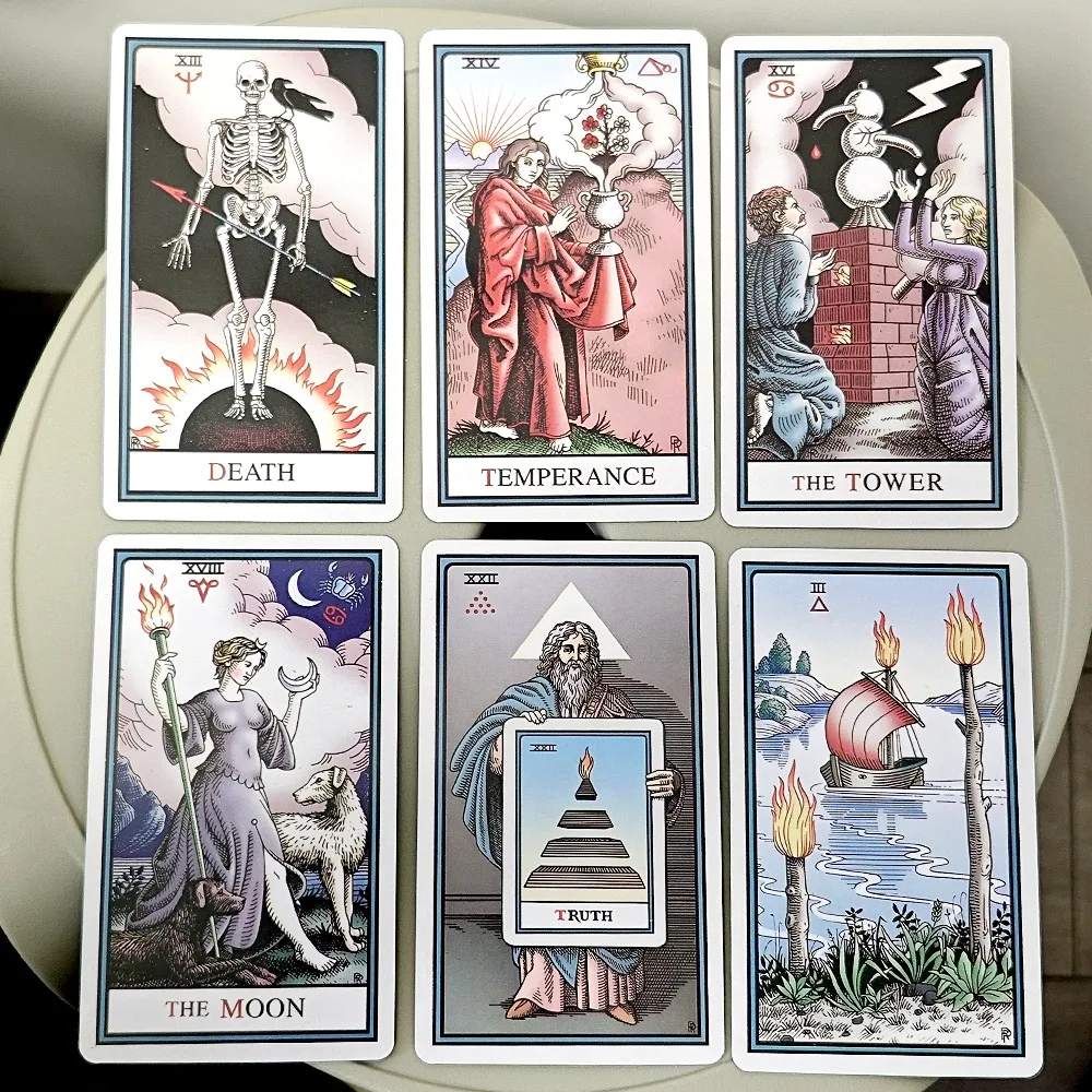 The Alchemical Tarot Renewed 6th Editiona 12*7cm 80-card Tarot Deck Links Between Alchemical Symbolism and Traditional Imagery 6