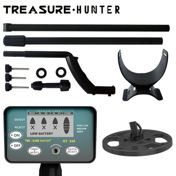 Treasure Hunter GT300 Metal Detector Professional High Sensitive Underground Pinpointing Adjustable Tracker Waterproof IP68 5