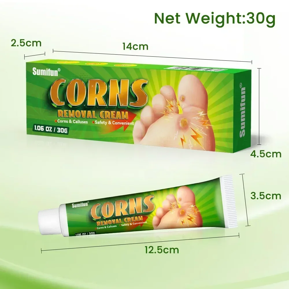 Foot Corn Remover Cream Chicken Eye Skin Infection Treatment Ointment Feet Dead Skin Calluses Removal Tool Health Care 30g