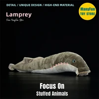 Lamprey Plush Toy High Fidelity Eel Plushie Hagfish Peluche Lifelike Stuffed Animals Simulation Doll Kawai Toy Gifts 1