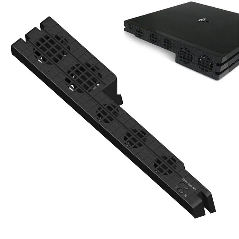 Cooling Fan for PS4 Pro Game Console High Quality Turbo Temperature Cooling Fans USB External Fan With USB Charging Cable