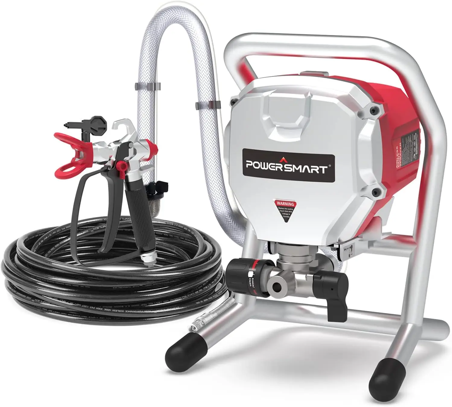 PowerSmart PS6300 Airless Paint Sprayer Electric for Home Interior and Exterior Black