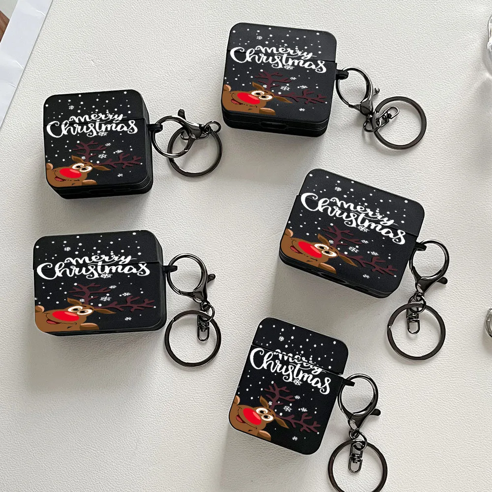 Red Reindeer Shockproof Headphone Case for AirPods