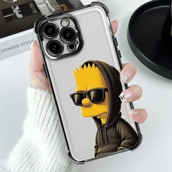Adorable Cartoon Simpsons Phone Case Cover - iPhone 15 Plus (Mix01)
