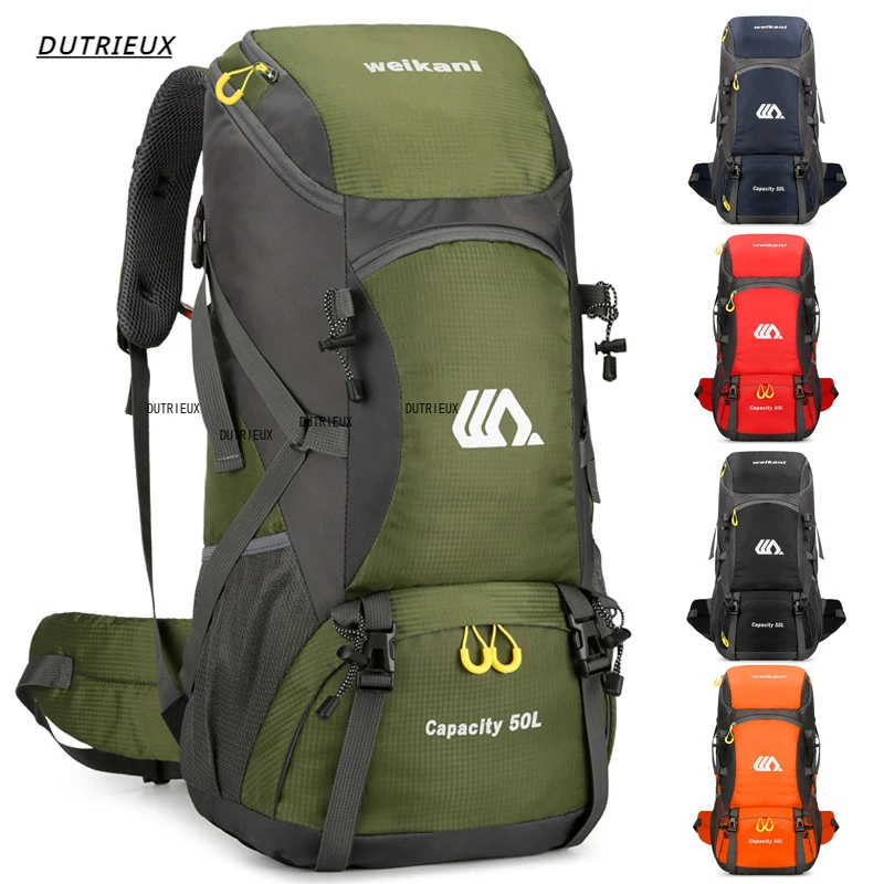 

Classic Multifunctional Hiking Backpack Men Outdoor Sport Travel Backpack Bag Women 50L High Capacity Hiking Climbing Backpack