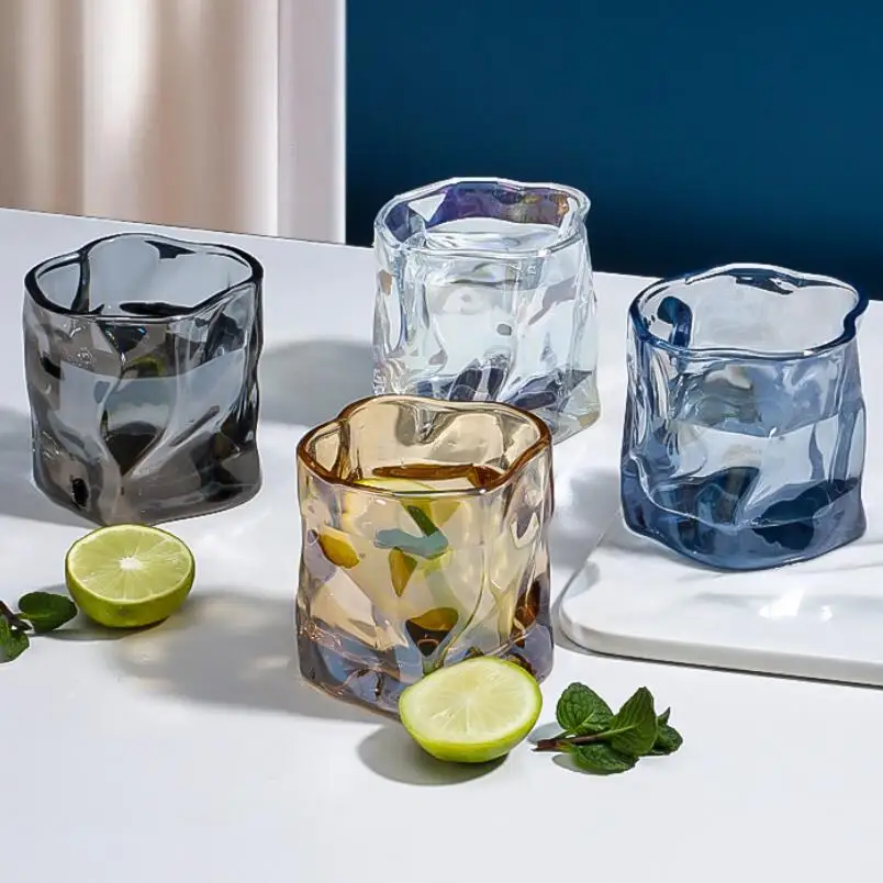 Shining Crystal Old Fashioned Tumblers 280Ml Capacity Set Of 4