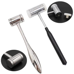 1Pcs Dental Bone Hammer Double-headed Nylon Stainless Steel Handle Autoclave Teeth Surgical Extraction Tool Dentist Instrument