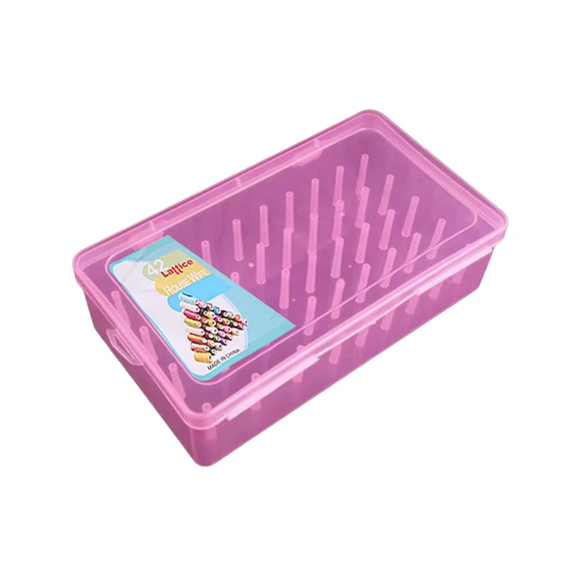 Sewing Thread Storage Box Transparent 42 Embroidery Thread, Thread