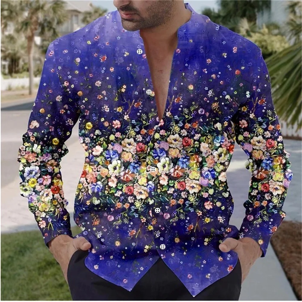 Рисунок 6 - Мужская рубашка с воротником-стойкой и длинным рукавом