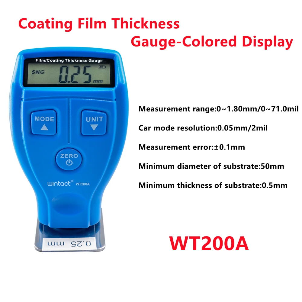 Medidor espesor de recubrimiento, de película y pintura-WT200A-WINTACT -  ITYSP
